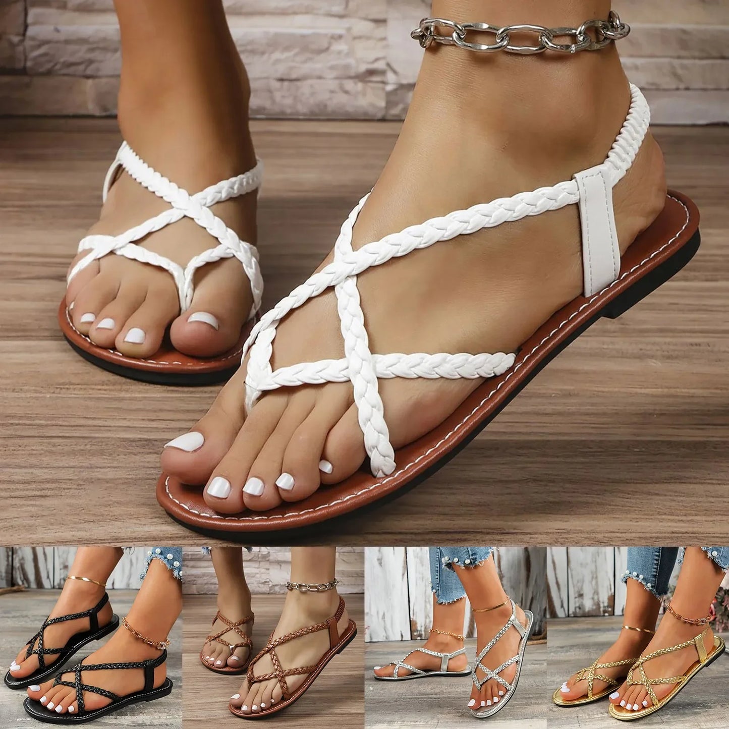 Classic Open Toe Beach Sandals